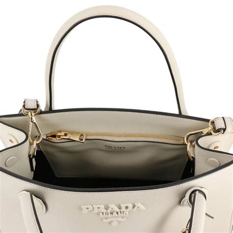 prada milano handtasche weiß muster|mario prada handbags.